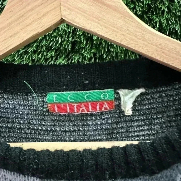 Vintage  Ecco L’Italia Abstract Sweater Medium - Picture 3 of 6